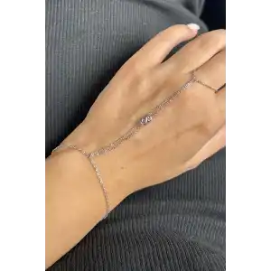 Gümüş Renk S Harf Çelik Şahmeran