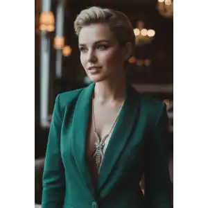 Gümüş Renk Taş Detaylı Vücut Aksesuarı