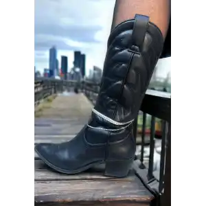 Gümüş Renk Zincirli Ayakkabı/Çizme Halhalı