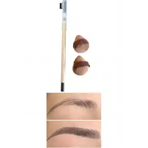 Kahverengi Göz kalemi Mini 2li Sünger Set