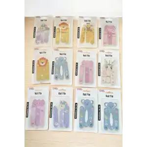 Karışık Renk 12li Hayvan Figürlü Törpü Set