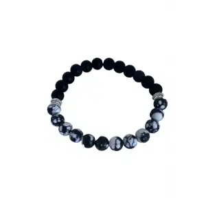 Karışık Renk Boncuk Figürlü Erkek Bileklik