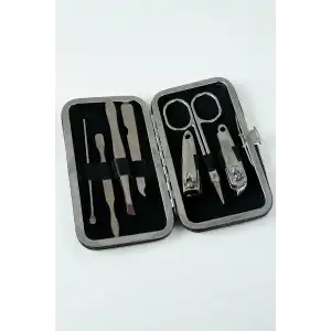 Karışık Renkli 7 Parça Manikür/ Pedikür Kutulu Törpü Set