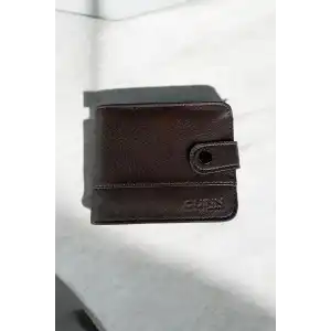 Koyu Kahve Renk Deri Erkek Cüzdan