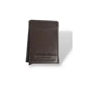 Koyu Kahve Renk Otomatik Cüzdan/Kartlık