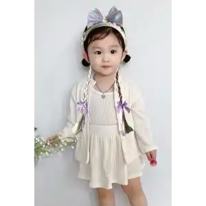 Lila Renk Tavşan Figürlü Saç Detaylı Taç