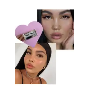 Manyetik Eyelinerlı Mıknatıslı Doğal Ipek Takma Kirpik #002 Yoğun