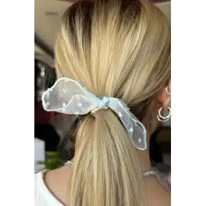 Mavi Renk Kurdele Figürlü Helezon Toka