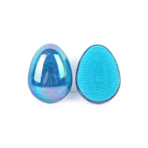 Mavi Renk Sim Detaylı Taşınabilir Saç Tarama Fırçası/ Tarak