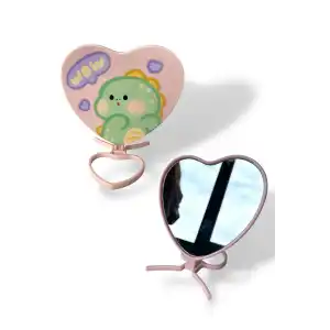 Pembe Dinazor Figürlü Masa Aynası