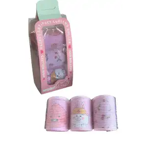 Pembe Renk 3lü Bigudi Set