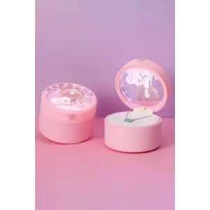 Pembe Renk Dokunmatik Işıklı Takı Organizeri