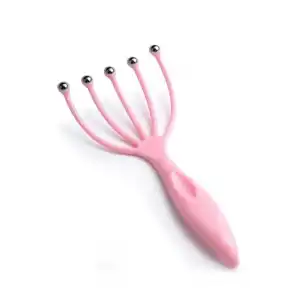 Pembe Renk Kafa Masaj Aleti