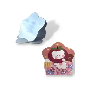 Pembe Renk Karışık Figürlü Masa Aynası