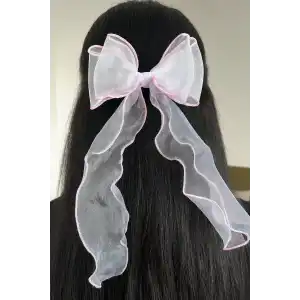 Pembe Renk Kurdele Figürlü Otomat Toka