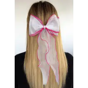 Pembe Renk Kurdele Otomat Toka