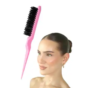 Pembe Renk Topuz Fırçası