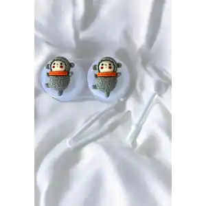 Şeffaf Renk Koyun Figürlü Lens Saklama Kutusu