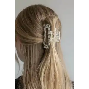 Şeffaf Renk Papatya Figürlü Mandal Toka