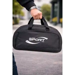 Siyah Renk Büyük Boy El Çantası/ Seyahat Çantası