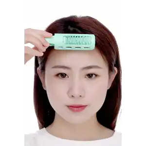 Su Yeşil Renk Tarak Detaylı Saç Kabartma Tokası (Tek)