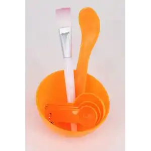 Turuncu Renk Yüz Maskesi Karıştırma Kabı