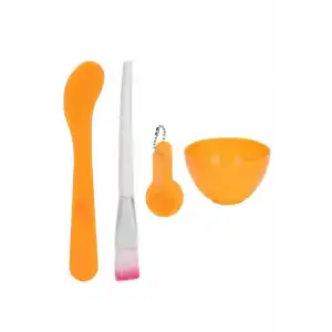 Turuncu Renk Yüz Maskesi Karıştırma Kabı (Küçük Boy)