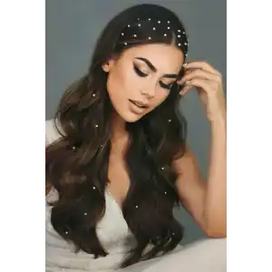 Vücut, Saç Ve Yüz Taşı/ Yapışkanlı İncili Yüz Sticker