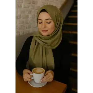 Yeşil Renk Tafta Şal