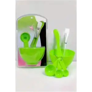 Yeşil  Renk Yüz Maskesi Karıştırma Kabı (Küçük Boy)