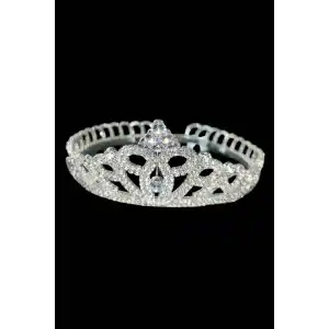 Zirkon Taşlı Gelin/Kına/Nişan/Söz Tasarım Taç