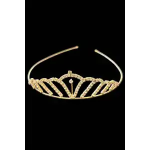 Zirkon Taşlı Gelin/Kına/Nişan/Söz Tasarım Taç