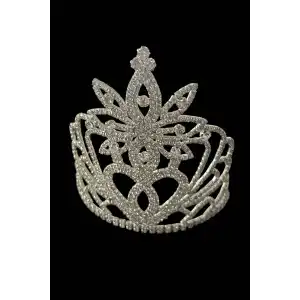 Zirkon Taşlı Gelin/Kına/Nişan/Söz Tasarım Taç