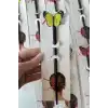 12li Karışık Renk Kelebek Figürlü Topuz Kalemi/ Tokası Set