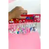 12li Karışık Renk Unicorn Figürlü Anahtarlık Set