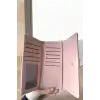 Açık Pembe Renk Kalp Detaylı Kadın Cüzdan