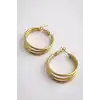Altın Renk 20MM Halka Küpe (Çift)