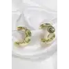 Altın Renk Çelik Halka Küpe (Çift)