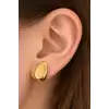 Altın Renk Çelik Küpe (Çift)