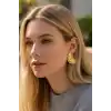 Altın Renk Çelik Küpe (Çift)