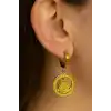 Altın Renk Çelik Küpe (Çift)