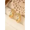 Altın Renk Çelik Küpe (Çift)
