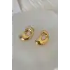 Altın Renk Çelik Küpe (Çift)