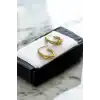Altın Renk Çelik Küpe (Çift)