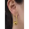 Altın Renk Çelik Küpe (Çift)
