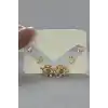 Altın Renk Göz Figürlü Taş Detaylı 6lı Küpe Set