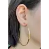 Altın Renk Halka Küpe (Çift)