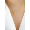 Altın Renk Kalp Figürlü Kolye