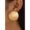 Altın Renk Metal Küpe (Çift)