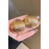 Altın Renk Metal Küpe (Çift)